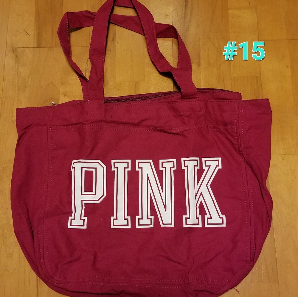 Deep Pink Canvas Tote